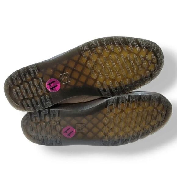 NEW Dr. Martens Zavala T Lamper Combat Boot in White Leather Unisex M 10/W 11 - Picture 14 of 16